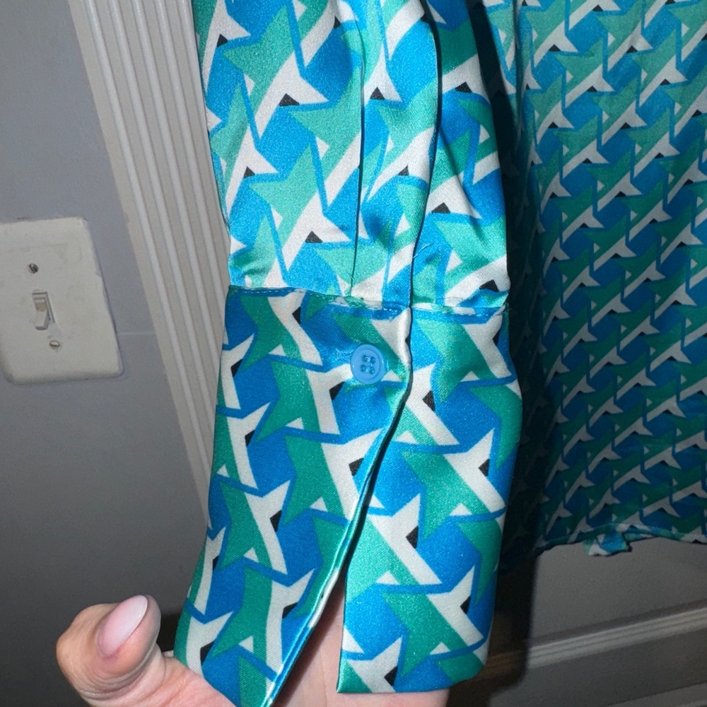 Forever 21 Blue and White Mini Dress - Picture 7 of 7